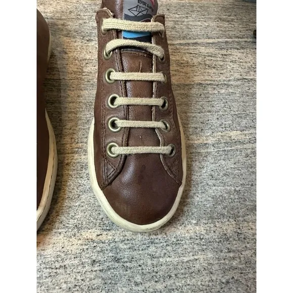 Camper Mens Sz 38 Brown Leather Lace Up Imar Shoes