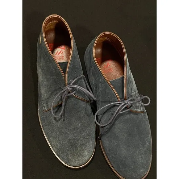 ~~CAMPER Mens US 6.5 EU 39 Suede Chukka Ankle Boot Woody Lace Up Navy Blue Wm8.5