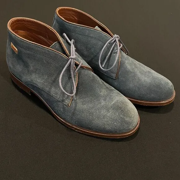 ~~CAMPER Mens US 6.5 EU 39 Suede Chukka Ankle Boot Woody Lace Up Navy Blue Wm8.5