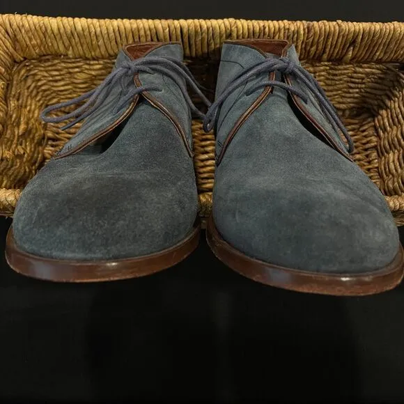 ~~CAMPER Mens US 6.5 EU 39 Suede Chukka Ankle Boot Woody Lace Up Navy Blue Wm8.5