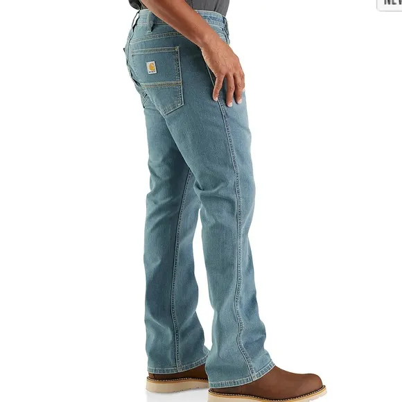 CARHARTT | BD6570M-M MEN’S RUGGED FLEX® SLIM FIT LOW RISE 5 Pocket BOOTCUT JEAN