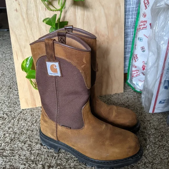 Carhartt Brown Pull On Boots 9.5