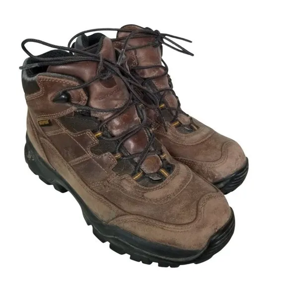 Carhartt Men 8D Brown Leather Steel Toe Waterproof