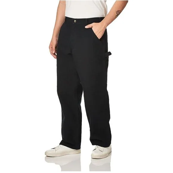 Carhartt Men's Big &amp; Tall Washed Duck Work Dungaree B11 38x34