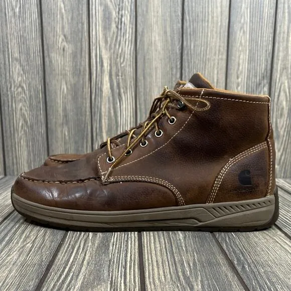 Carhartt Wedge Moc Toe Chukka Boots Men 12 Oxford Work Casual Rugged Waterproof