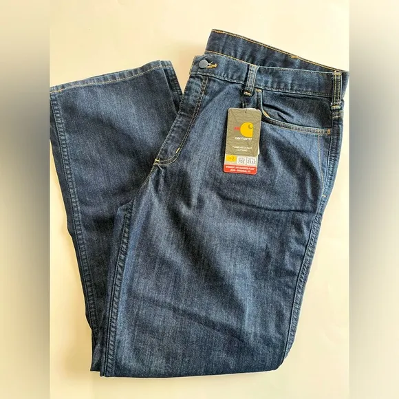 Carhartt Women's 20 Regular FR Rugged Flex Jeans Flame Resistant Denim‎ NWT