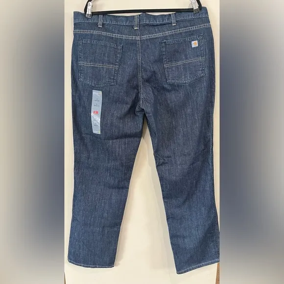Carhartt Women's 20 Regular FR Rugged Flex Jeans Flame Resistant Denim‎ NWT