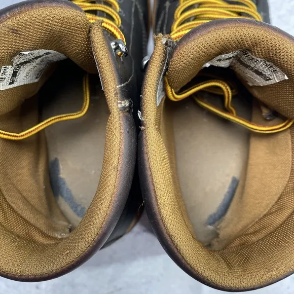 Carhartt Work Boots Mens 11.5 M Leather Soft 6&quot; Moc Toe Brown CMW6197 Waterproof