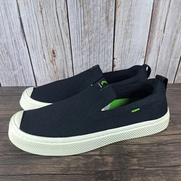 Cariuma Black IBI Slip On Knit Loafer Men's Sz 10 Women's 11.5 (GUC)