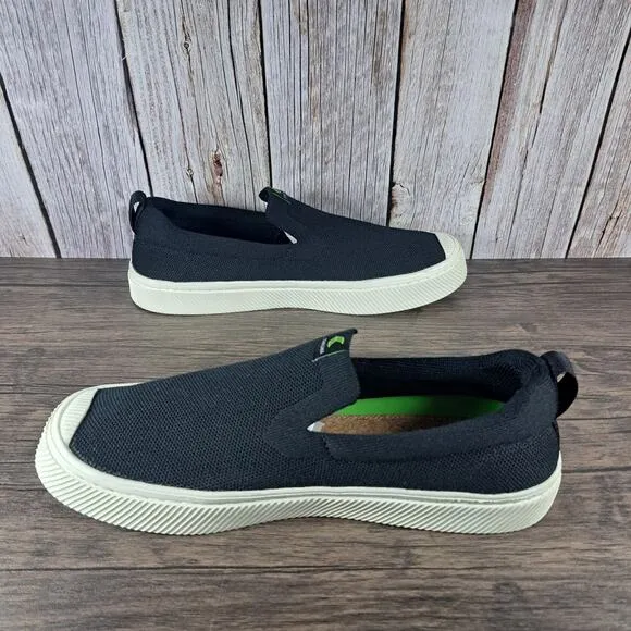 Cariuma Black IBI Slip On Knit Loafer Men's Sz 10 Women's 11.5 (GUC)