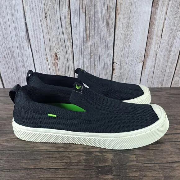 Cariuma Black IBI Slip On Knit Loafer Men's Sz 10 Women's 11.5 (GUC)