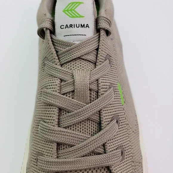 Cariuma IBI Low Womens Size 7 Sand Beige Vegan Knit Casual Sneaker Shoes