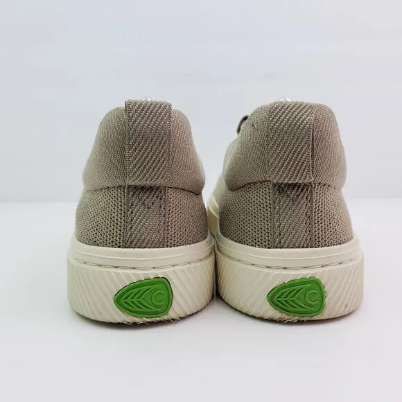 Cariuma IBI Low Womens Size 7 Sand Beige Vegan Knit Casual Sneaker Shoes