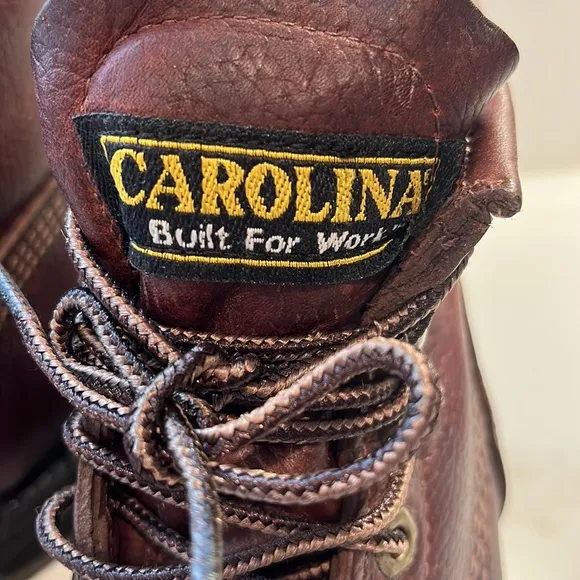 Carolina Boots Men's 3010 EH Grizzly Brown Leather 6 inch Steel Toe Work Boots