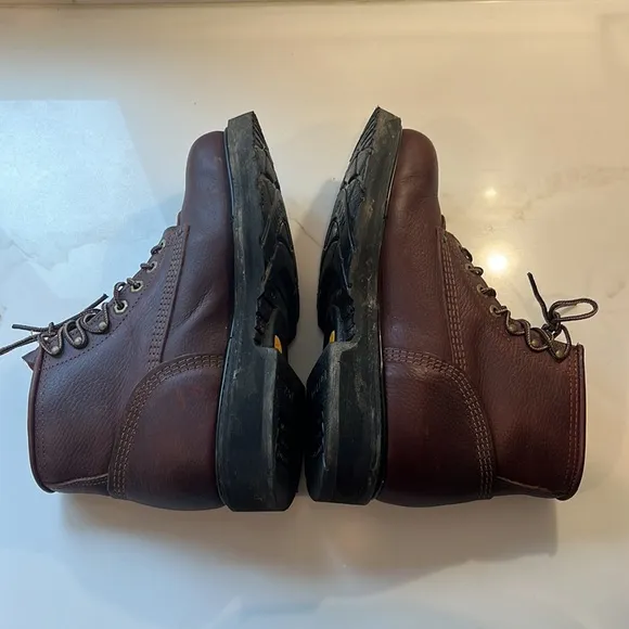 Carolina Boots Men's 3010 EH Grizzly Brown Leather 6 inch Steel Toe Work Boots