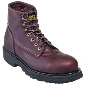Carolina Boots Men's 3010 EH Grizzly Brown Leather 6 inch Steel Toe Work Boots