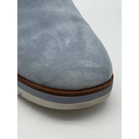 Caslon Light Blue Hadley Lea Suede Flat Slip On Loafers Casual Shoes Size 7.5M
