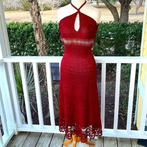 Catalina Gardeazabal Designer Woven Knit Dress | Gorgeous