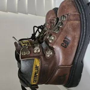 Caterpillar Brown Leather Work Boots