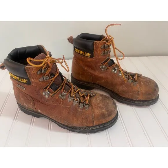Caterpillar Timberland Pro Steel Toe Work Boots ASTM F2413-05 - Size Men's 10