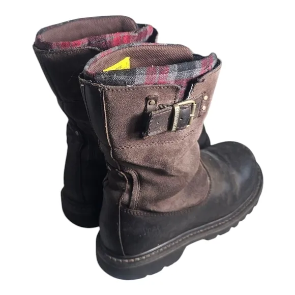 Caterpillar Walking Machine Steel Toe Work Boots USA Womens Size 6