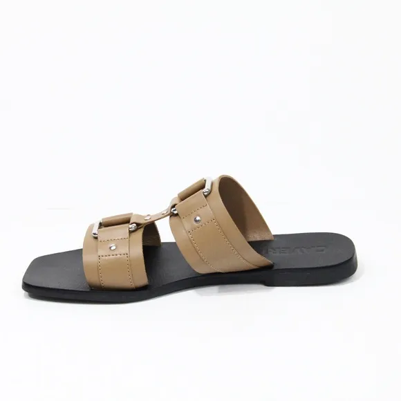 Caverley Sandals New Eu 39 Women Leather Slide Flat Shoe Cass