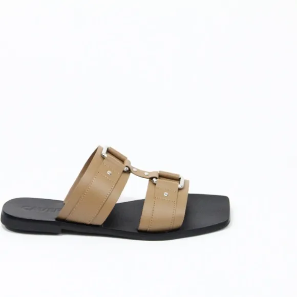 Caverley Sandals New Eu 39 Women Leather Slide Flat Shoe Cass