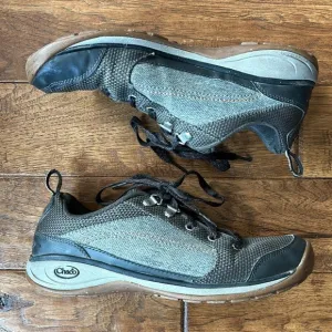 Chaco Kanarra Casual Lace Up Shoes Hiking Outdoor Gray Women’s Size 9