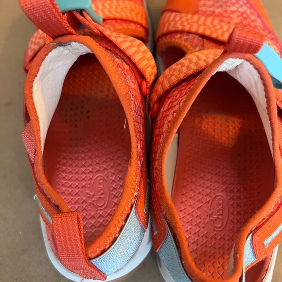 Chaco Womens Odyssey Sneaker Sandals Hiking Outdoor Orange JCH107776 Size 8