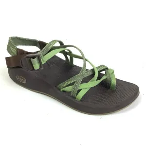 Chaco Womens Sz 8 ZX/2 Classic Sandals Green Strappy Comfort Adjustable Shoes