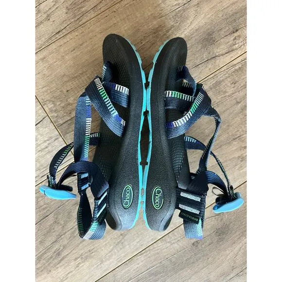 Chaco Women's Z/Cloud 2 Sandal Women's Shoes Tally Navy Hiking Water Outdoor W6