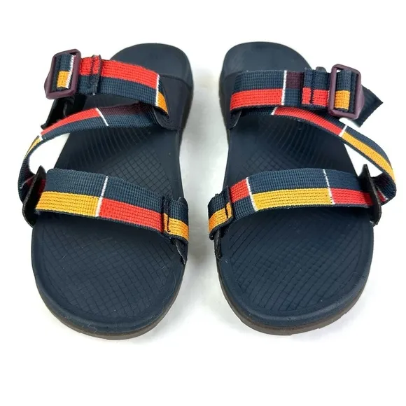 Chacos Lowdown Sandal 9 Womens Slip On Shoes No Back Blocoum Red Slides