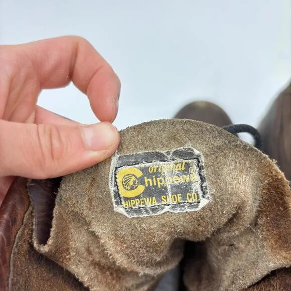 Chippewa Soft Toe Work Boots Men's 8.5 Utility Workwear