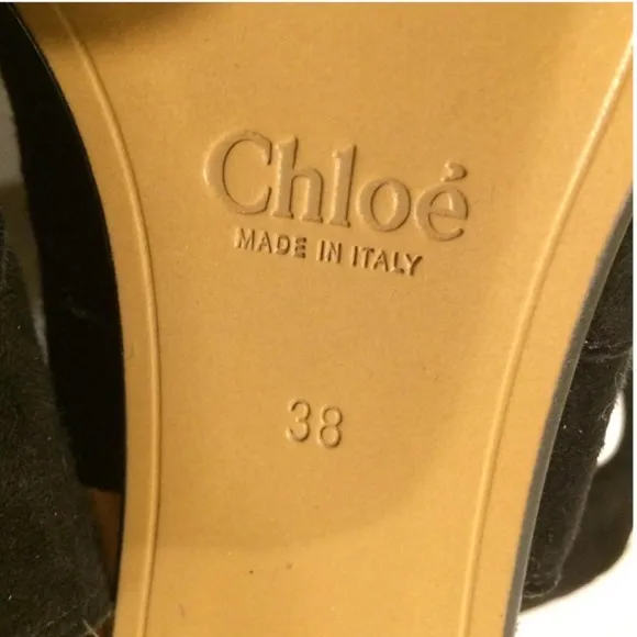 Chloe Lace Up Strappy Flat Suede Sandal - Size 38 - NEW -