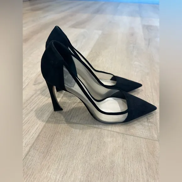 Christian Dior Suede Mesh Songe Pumps