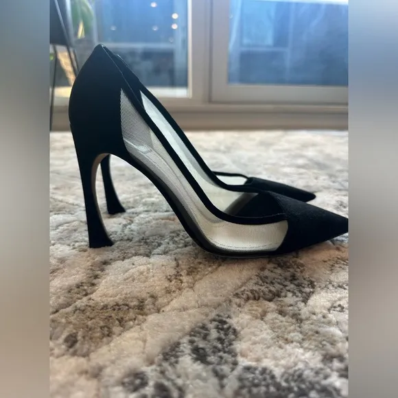 Christian Dior Suede Mesh Songe Pumps