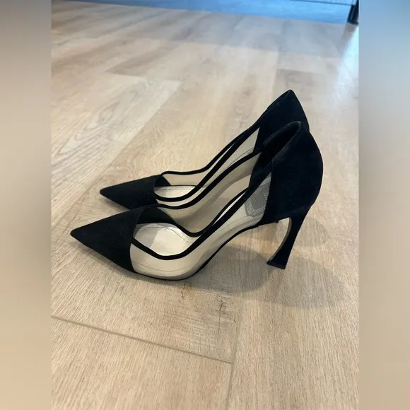 Christian Dior Suede Mesh Songe Pumps