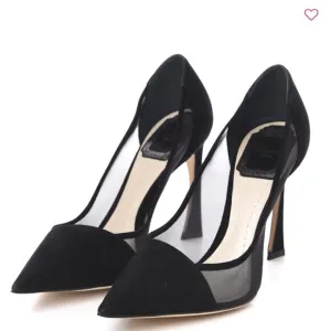 Christian Dior Suede Mesh Songe Pumps