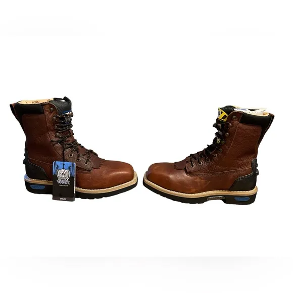Cinch Men’s WRX Footwear Safety Toe Waterproof Utility Boots  8D Work‎ Boots NEW