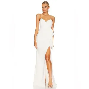 Cinq a Sept Emmie Gown in Ivory Size 4
