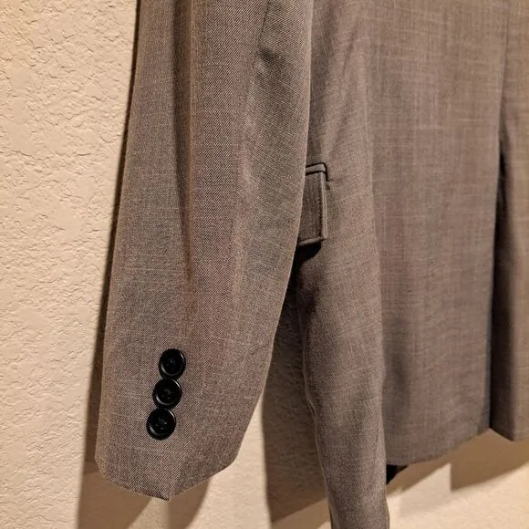 Circle S Dallas Made in USA Mens Western Sport Coat Lubbock Steel Gray Sz Medium