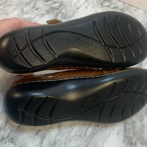 Clark’s collection, slip on, Ashland brown shoes