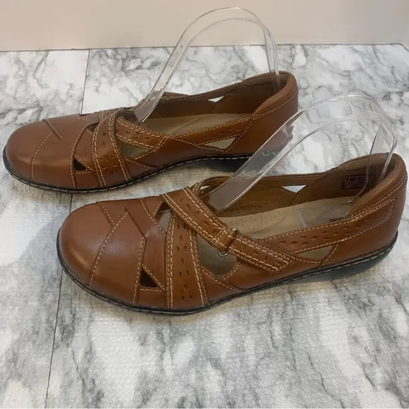 Clark’s collection, slip on, Ashland brown shoes