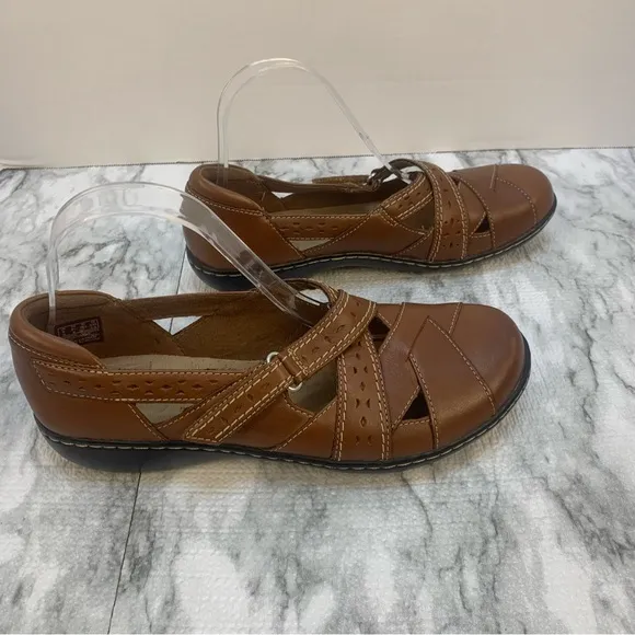 Clark’s collection, slip on, Ashland brown shoes