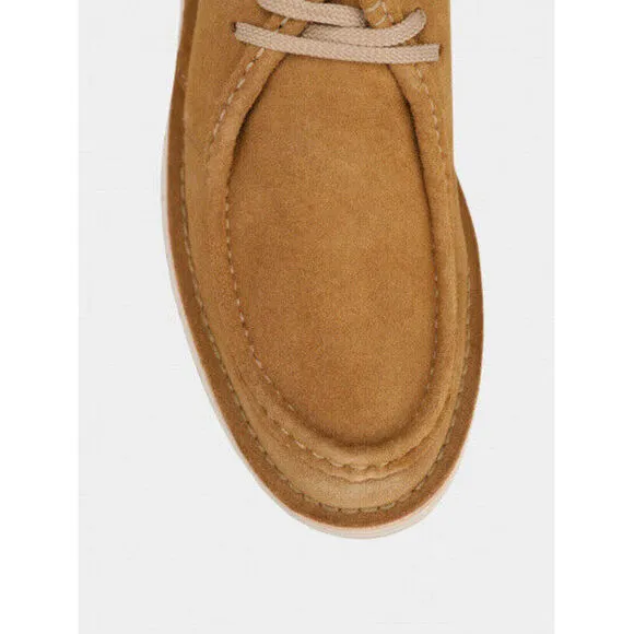 Clarks Forge Run 26157912 Moccasin Men's Dark Sand Suede Casual Shoes MKAS238