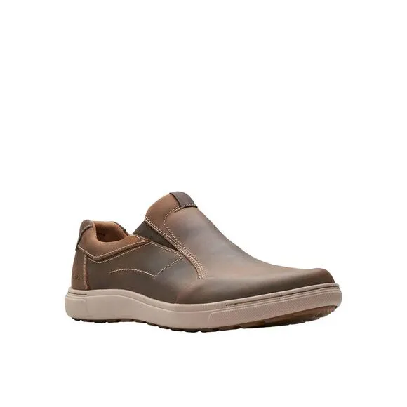Clarks Mens Mapstone Step Brown Shoes (NWT)