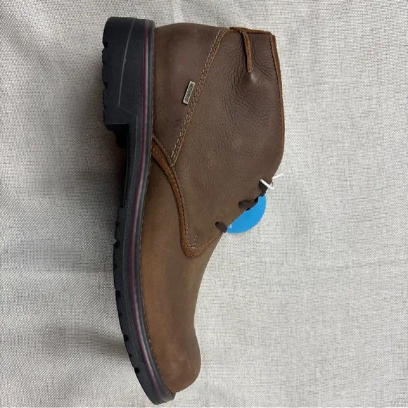 Clarks Mens Morris Peak Brown Leather Casual  Boots Shoes 11.5M