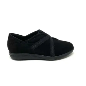 Clarks Tamzen Step Black Nubuck slip on shoes WIDE