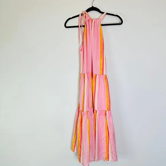 Club Monaco Amirra Silk midi Dress