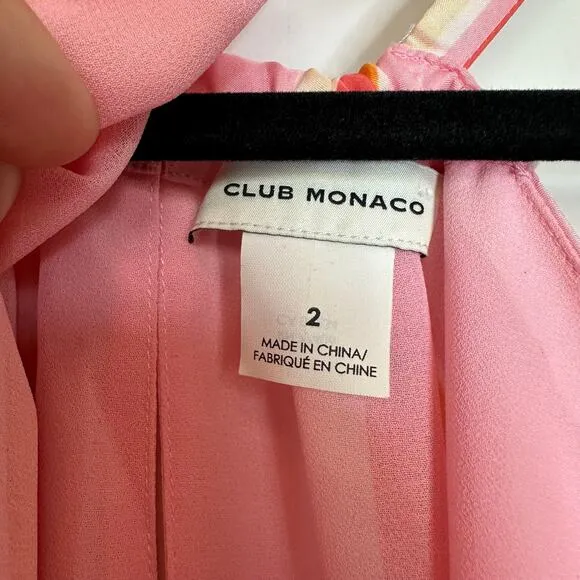 Club Monaco Amirra Silk midi Dress